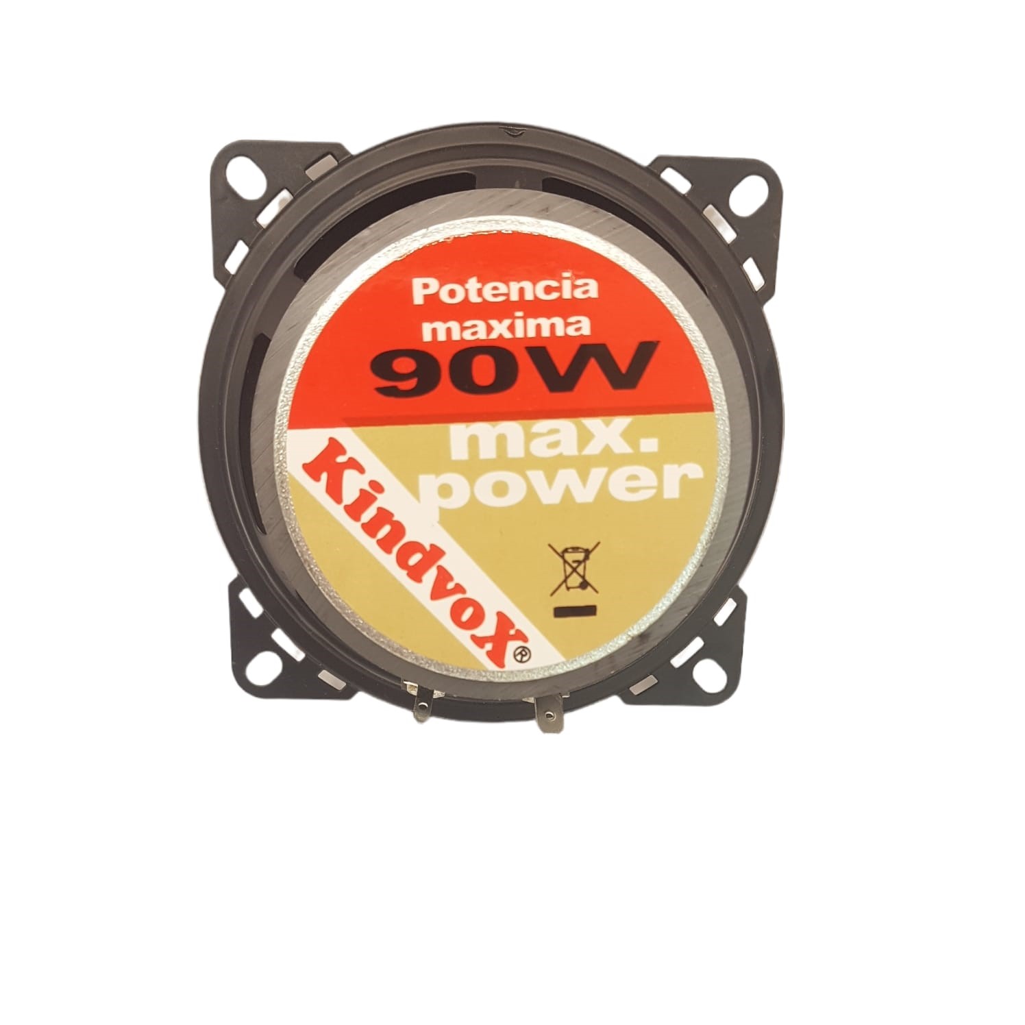 Juego de 2 altavoces Ø100mm potencia 90W para coche/tractor