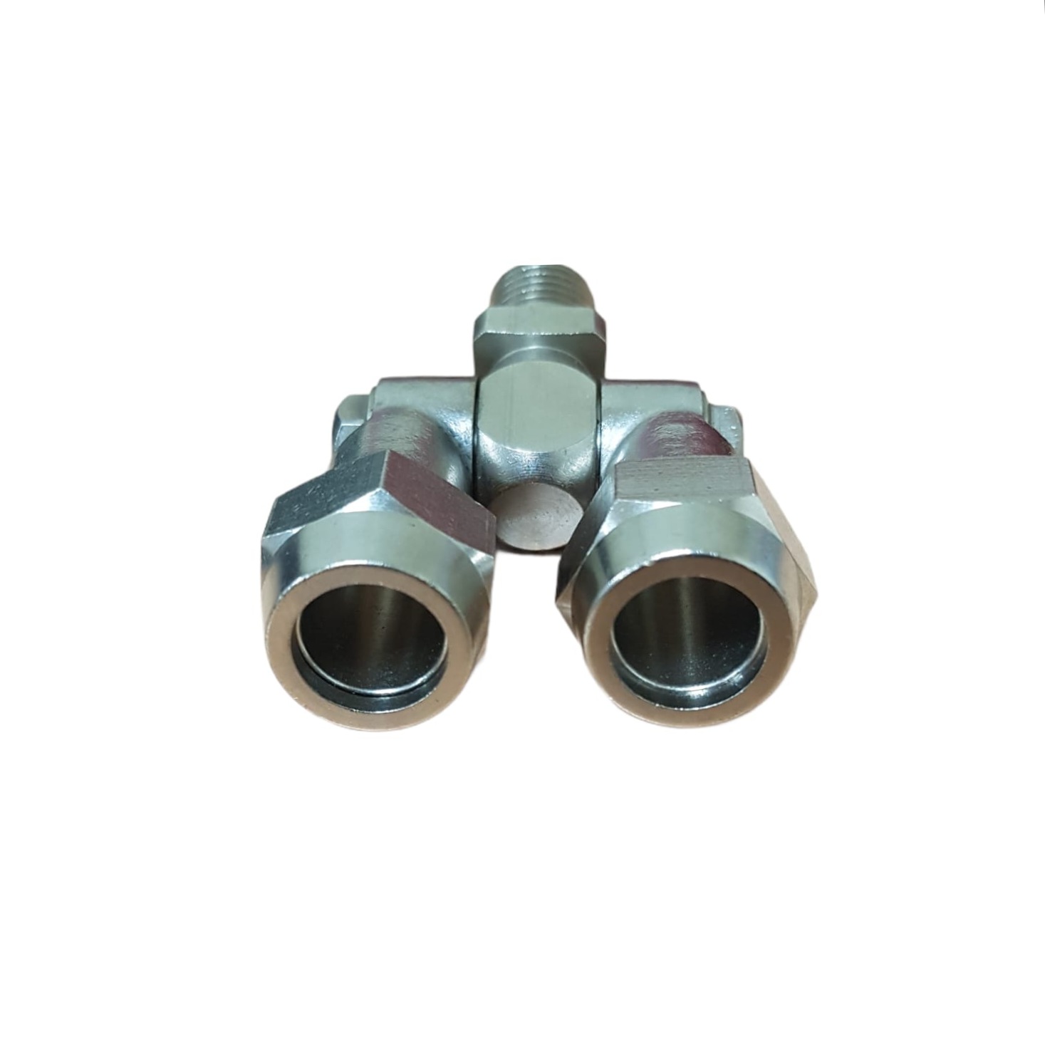 Portaboquilla articulada doble latón M1/4"