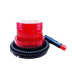Girofaro destellante rotativo perfil bajo-rojo